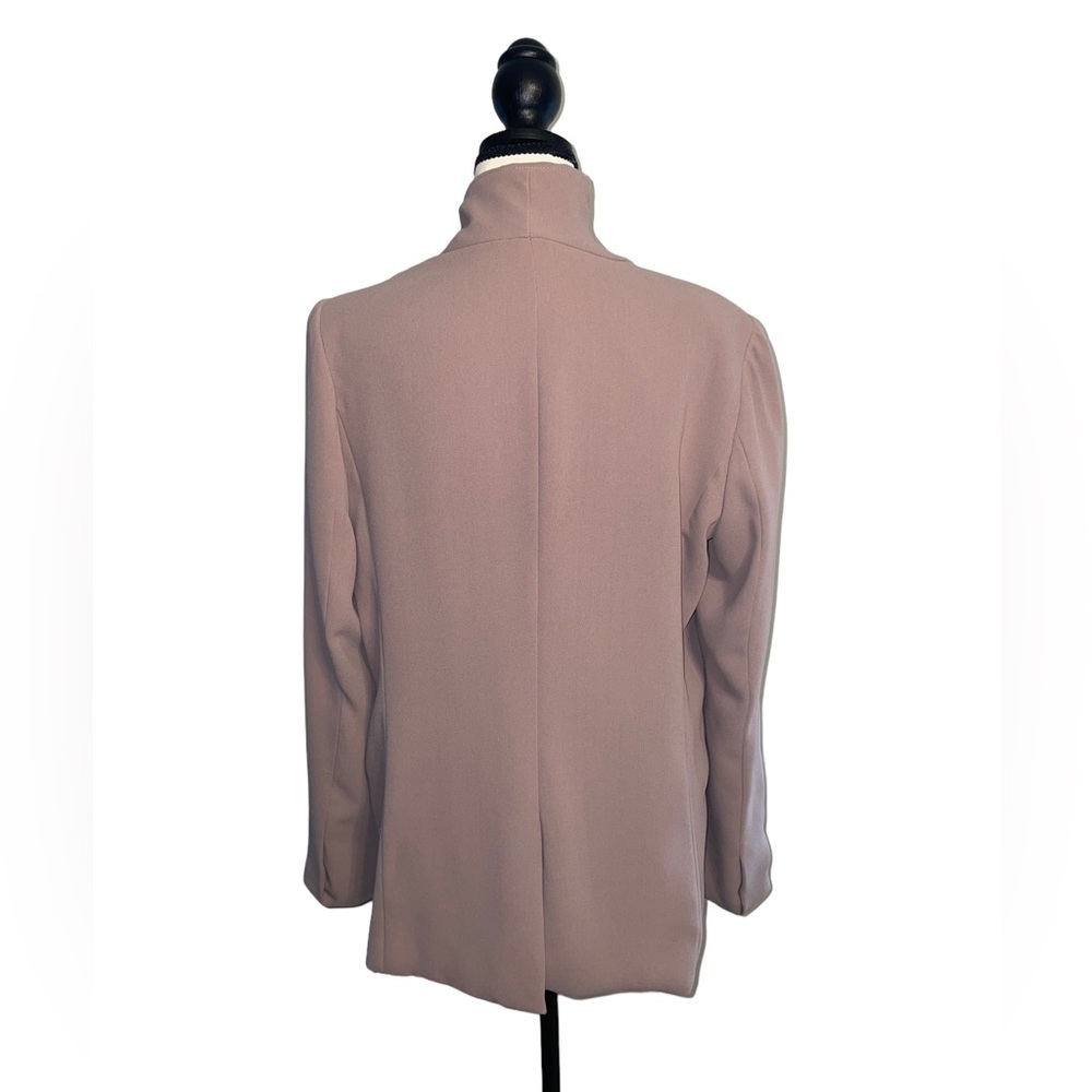 Ellison Mauve Notched Open-Front Blazer - image 3